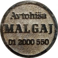 Shopping Cart Token - Avtohiša Malgaj Ljubljana