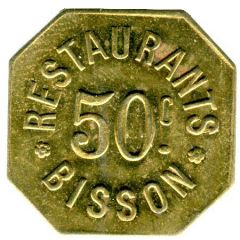 50 Centimes - Restaurants Bisson - Paris [75]