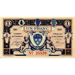 1 Franc - Chambre de Commerce d`Aurillac [15]