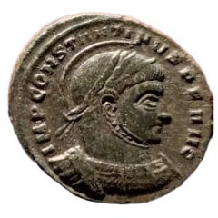 Nummus - Constantinus I VICTORIAE LAETAE PRINC PERP, X, Siscia