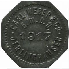 10 Pfennig - Oerlinghausen Carl Weber and C° G.m.b.H.