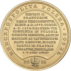 500 Zlotys Henricus Valesius