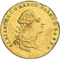 1 Ducat - Christian Frederick Charles Alexander Acquisition of Bayreuth