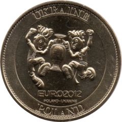 Monnaie de Paris Tourist Token - Euro 2012 Ukraine Poland - Les mascottes
