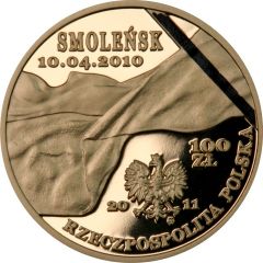 100 Zlotys Presidential Plane Crash in Smolensk