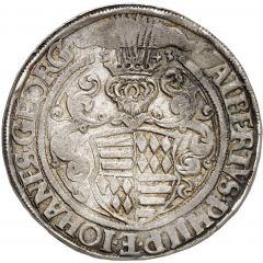 1 Thaler - Albert VII, Philip II and John George I