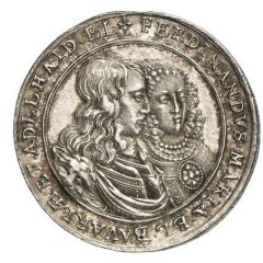 3 Ducats - Ferdinand Maria Wedding of Ferdinand Maria and Adelheid - Silver Pattern