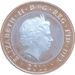 2 Pounds - Elizabeth II Mary Rose, Silver Proof