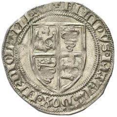 1 Grosso - Filippo Maria Visconti Plain arms