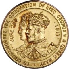 Medal - George V Coronation, Warrington