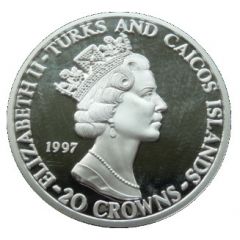 20 Crowns - Elizabeth II George VI Coronation, Silver Proof issue