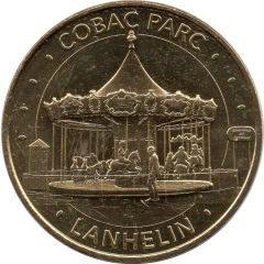 Monnaie de Paris Tourist Token - Lanhelin Cobac Parc - Le Carrousel