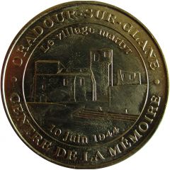Jeton Touristique - Monnaie de Paris - Oradour-sur-Glane