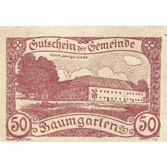 50 Heller Baumgarten