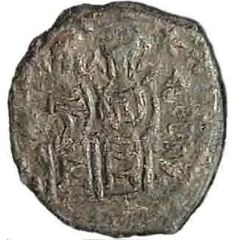 20 Nummi - Justin II and Aelia Sophia Thessalonica, +M type