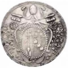 1/2 Scudo - Pius VII Holy Mother Church