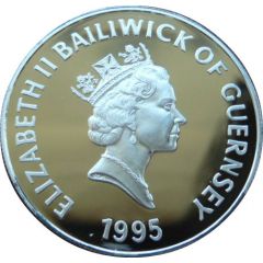 5 Pounds - Elizabeth II Queen Mother - Silver