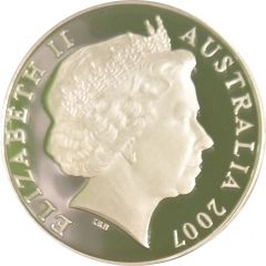 5 Dollars - Elizabeth II 4th Portrait - Grace Cossington Smith - Masterpieces in Silver