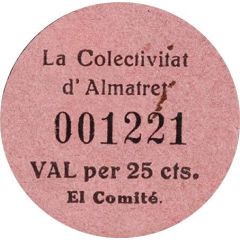 25 Centimos - Colectivitat d`Almatret