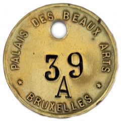 Locker Token - Palais des Beaux-Arts de Bruxelles