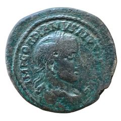 Æ23 - Gordianus III COL FL PAC DEVLT