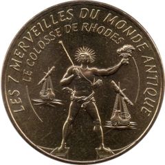 Monnaie de Paris Tourist Token - Les 7 merveilles du monde antique Le colosse de Rhodes