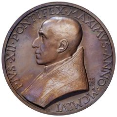 Medal - Pius XII Pope 80° Birthday