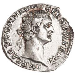 Denarius - Domitian IMP XIIII COS XIII CENS P P P, Minerva