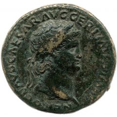 Sestertius - Nero ROMA S C, Roma
