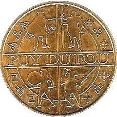 Monnaie de Paris Tourist Token - Puy du Fou Les 4 combattants