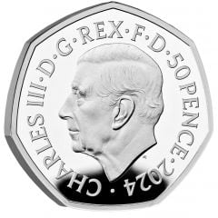 50 Pence - Charles III Death Star II, Silver Proof