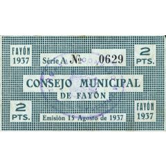 2 Pesetas Fayón