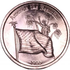 Mardi Gras Token - Krewe of Iris America the Beautiful, New Orleans, Louisiana