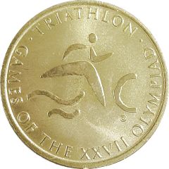 Medal - Sporting Pictograms Sydney 2000 Olympics, Triathlon
