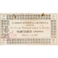 25 Céntimos Chelva