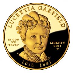 10 Dollars Lucretia Garfield , Bullion Coinage