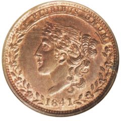 Cent - Hard Times Token - Millions For Defence Not For One Cent