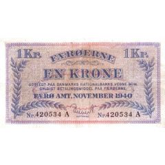1 Krone Second emergency issue