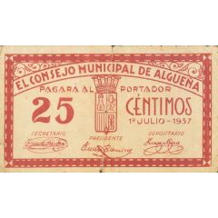 25 Céntimos Algueña