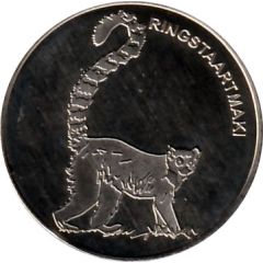 National Tokens Belgian Heritage - Destelbergen - The Harry Malter Family Park Ring-tailed Lemur
