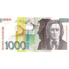 1000 Tolarjev European Union Entry