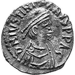 1/2 Siliqua - Justinian I VOT MVLT HTI, Carthage