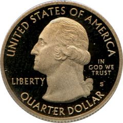 1/4 Dollar `Washington Quarter` Chaco Culture National Historical Park, New Mexico