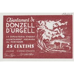 25 Céntimos Donzell d`Urgell