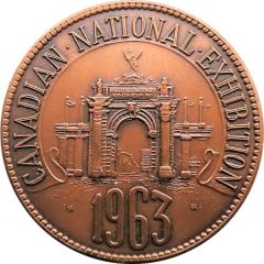 Medal - Canadian National Exhibition 1963