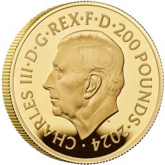 200 Pounds - Charles III Paris, Gold Proof