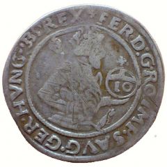 10 Kreuzers - Ferdinand I Hall