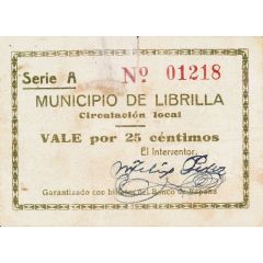 25 Céntimos Librilla