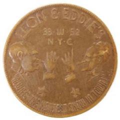 Good Luck Token - Leon and Eddie`s New York City, New York