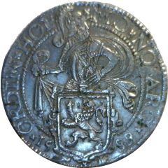 Daalder `Leeuwendaalder` soldier facing right